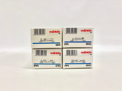 Märklin 4841 4842 4743 4843 Wagen-Set Rollende Landstraße DB AC H0