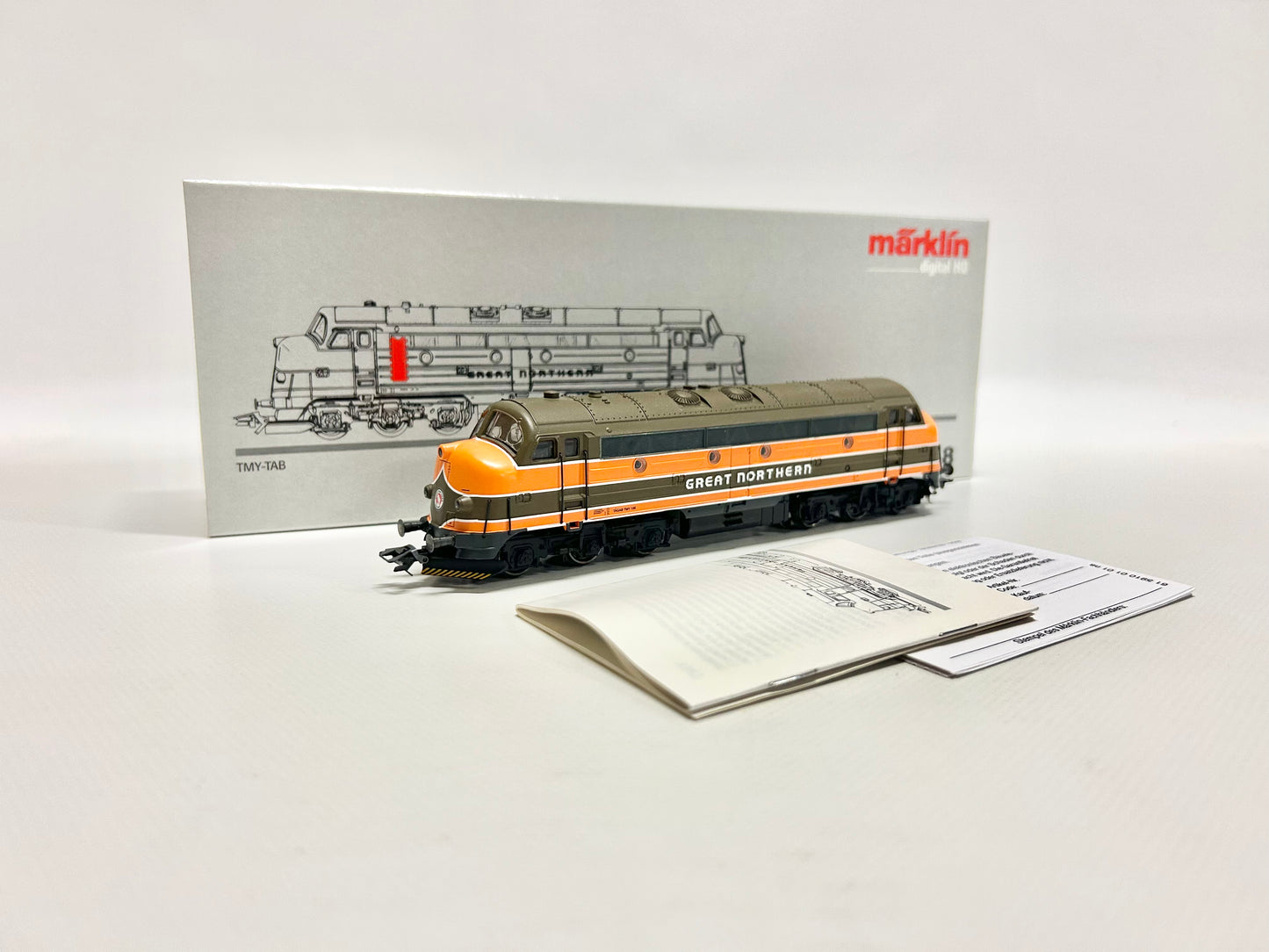 Märklin 37668 Digital TMY-TAB NOHAB Diesellok Great Northern H0