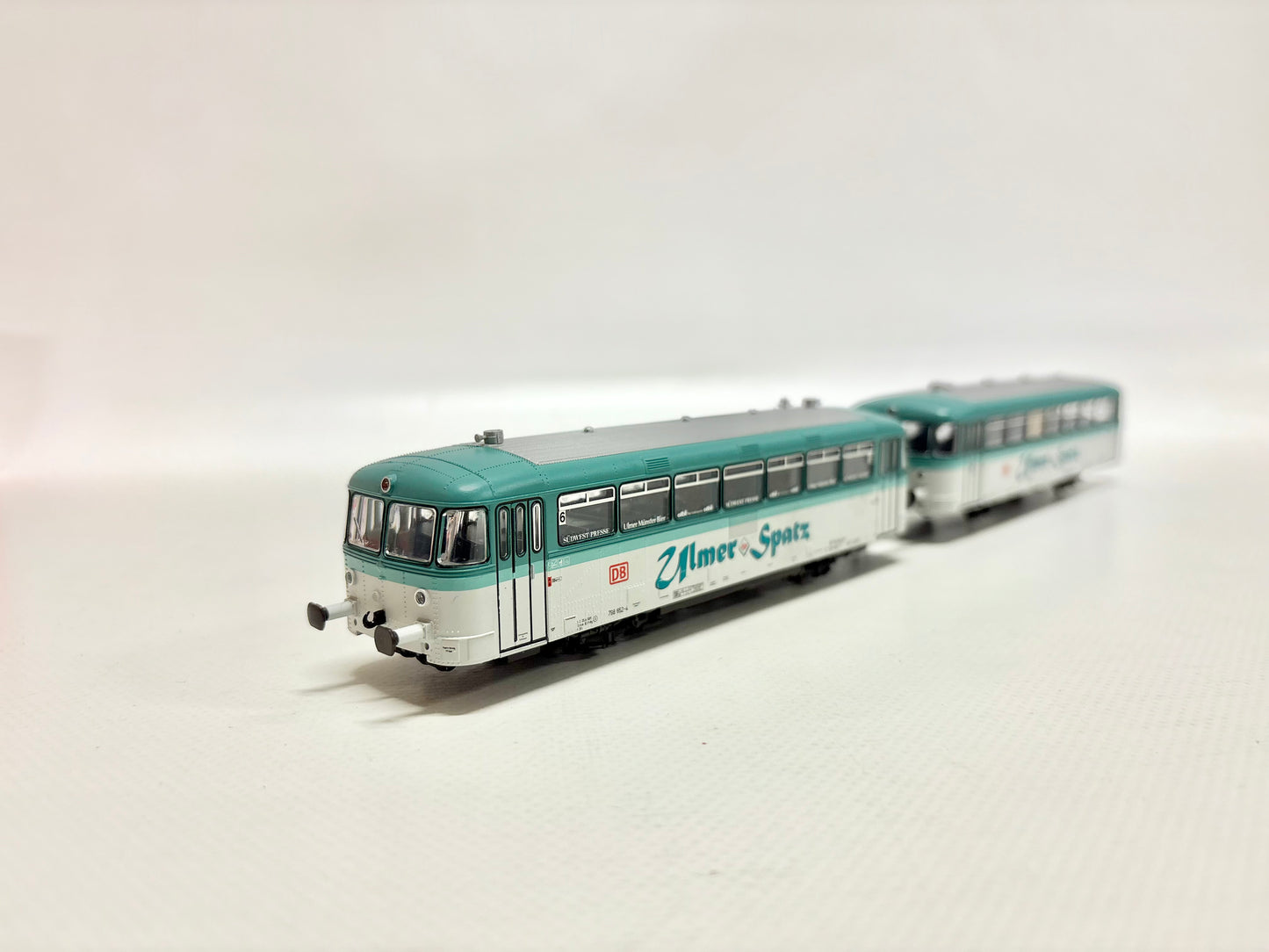 Roco 63023 DSS Dieseltriebwagen Br 798 + 998 "Ulmer Spatz" DB DC H0