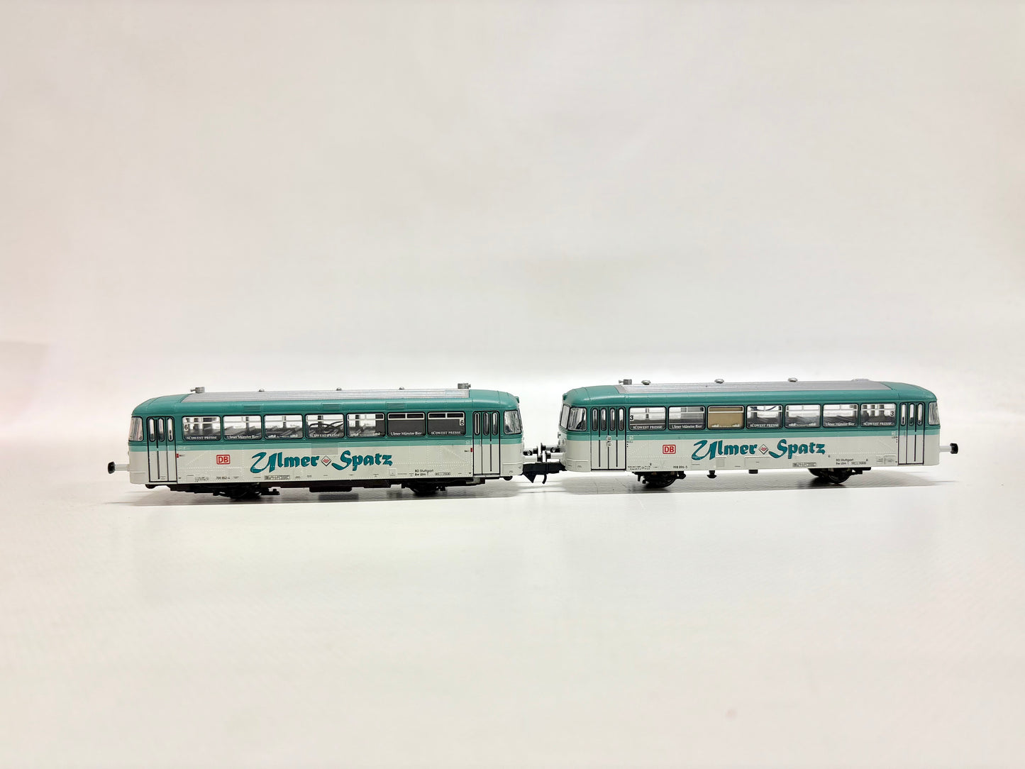 Roco 63023 DSS Dieseltriebwagen Br 798 + 998 "Ulmer Spatz" DB DC H0
