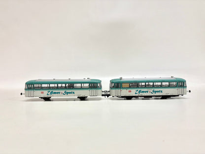 Roco 63023 DSS Dieseltriebwagen Br 798 + 998 "Ulmer Spatz" DB DC H0