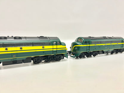 Märklin 34664 Digital + Sound Doppeltraktion Serie 202 + 203 SNCB Diesellok H0
