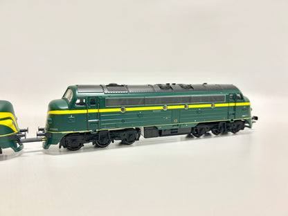 Märklin 34664 Digital + Sound Doppeltraktion Serie 202 + 203 SNCB Diesellok H0