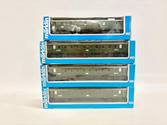 Märklin 4141 4142 Wagen-Set Personenwagen Schnellzugwagen DRG AC H0