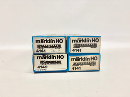 Märklin 4141 4142 Wagen-Set Personenwagen Schnellzugwagen DRG AC H0