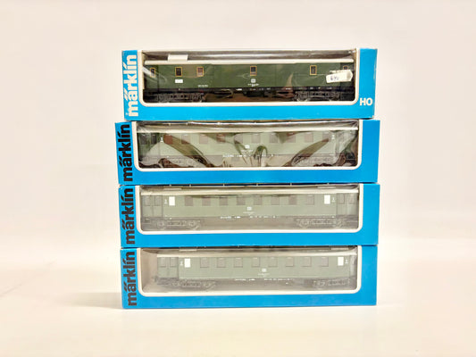 Märklin 4134 4140 Wagen-Set Personenwagen Schnellzugwagen DB AC H0