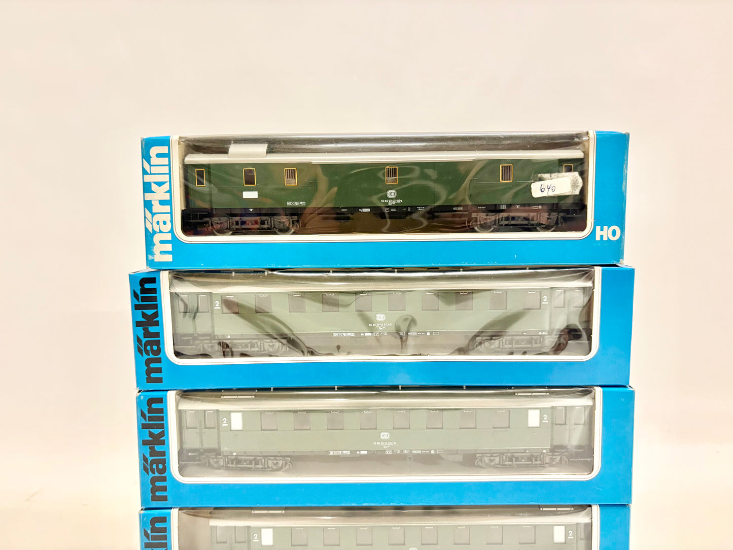 Märklin 4134 4140 Wagen-Set Personenwagen Schnellzugwagen DB AC H0