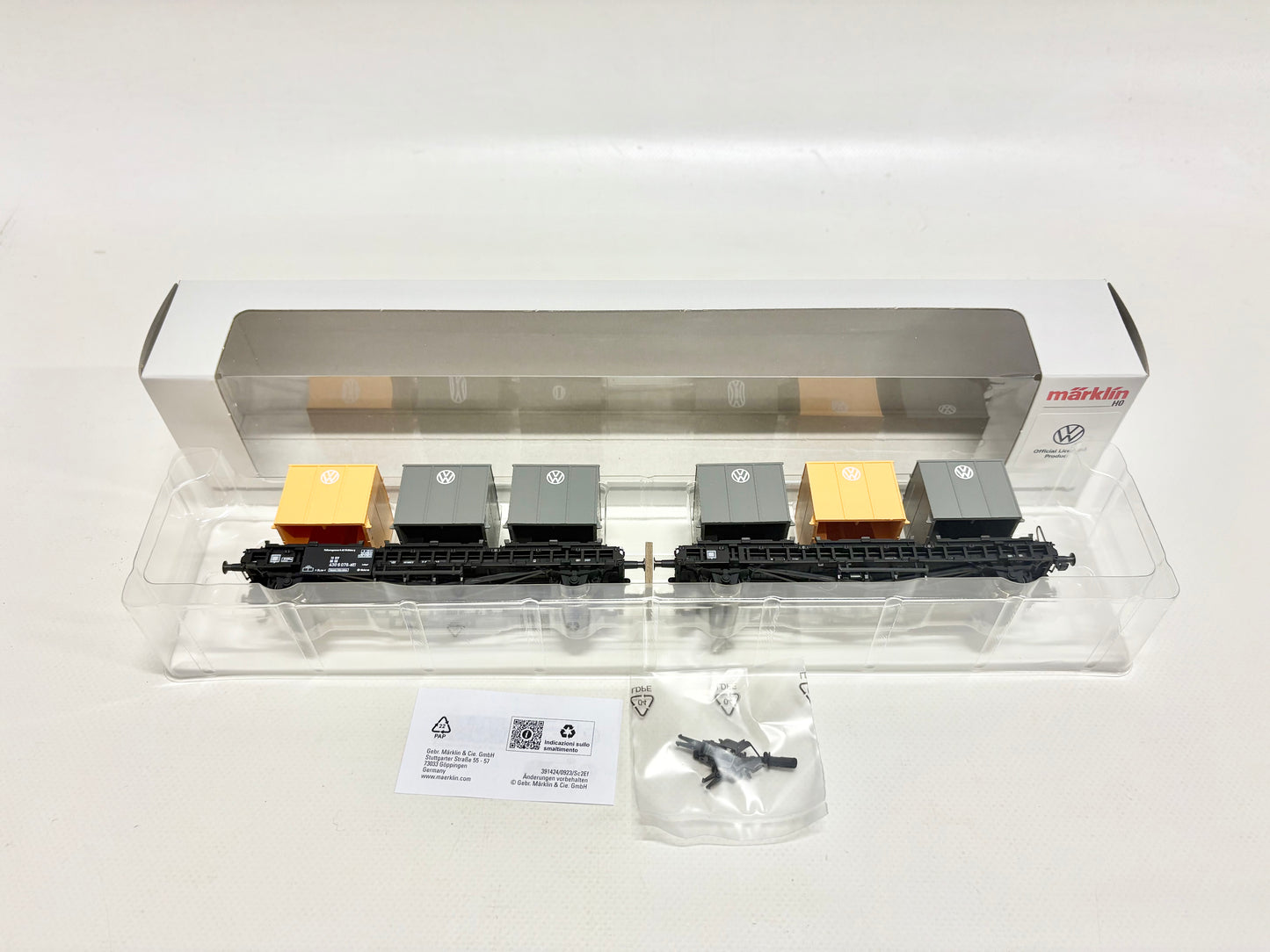 Märklin 46663 Behältertransportwagen VW Güterwagen DB AC H0