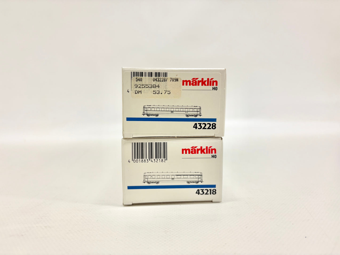 Märklin 43218 43228 Wagen-Set Schnellzugwagen SNCF AC H0