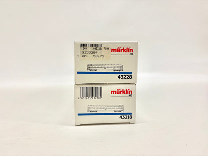 Märklin 43218 43228 Wagen-Set Schnellzugwagen SNCF AC H0