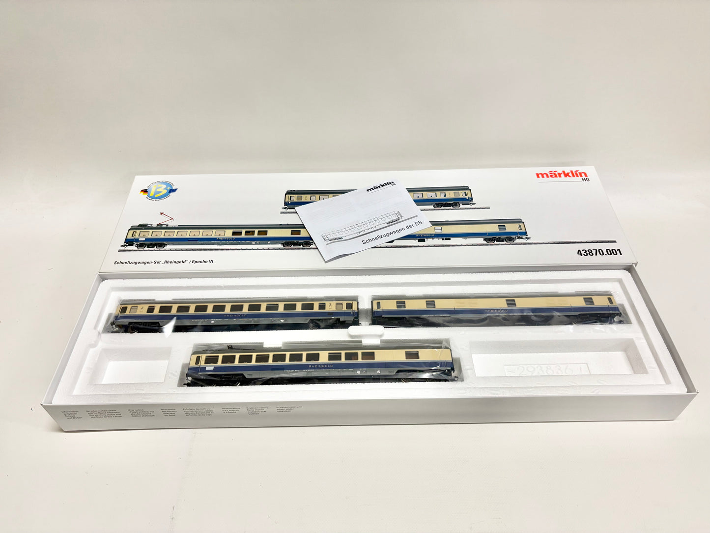 Märklin 43870.001 Wagen-Set Rheingold "Wilde 13" DB AC H0