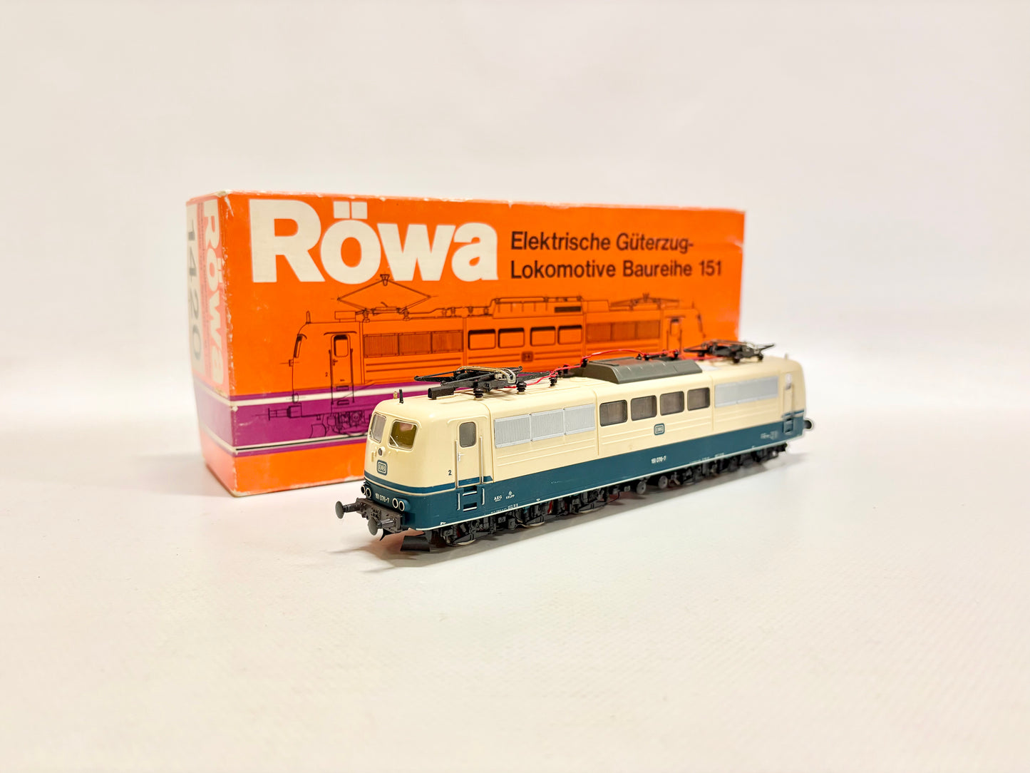 Röwa 1420 E-Lok Br 151 076-7 DB DC H0
