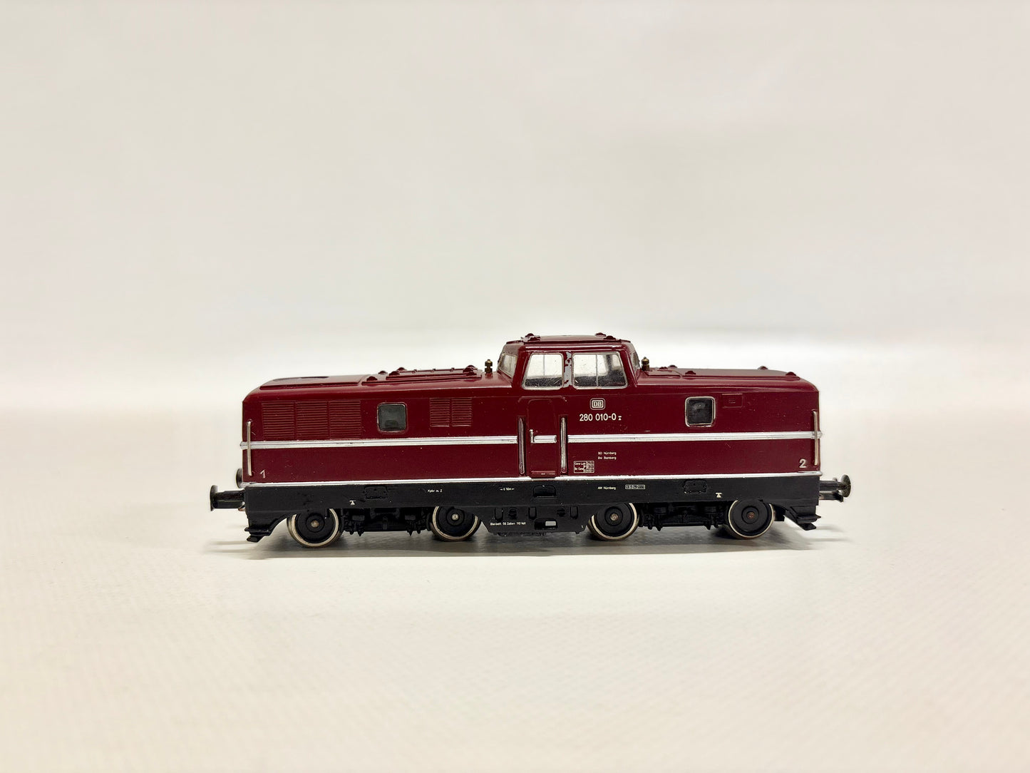 Ortwein 2100 Diesellok Br 280 010-0 DB DC H0