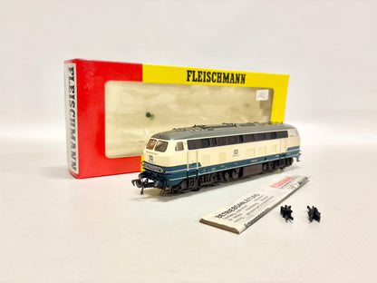 Fleischmann 4933 Diesellok Br 218 452-1 Schienenreinigungslok DB DC H0