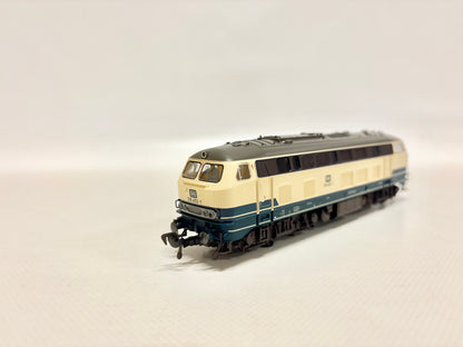 Fleischmann 4933 Diesellok Br 218 452-1 Schienenreinigungslok DB DC H0