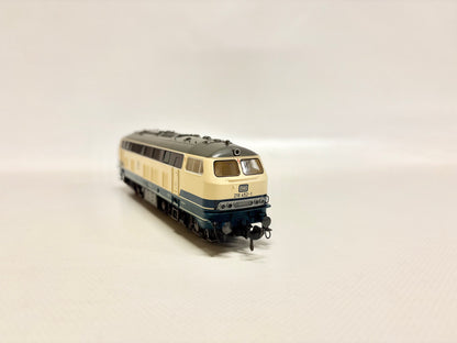 Fleischmann 4933 Diesellok Br 218 452-1 Schienenreinigungslok DB DC H0