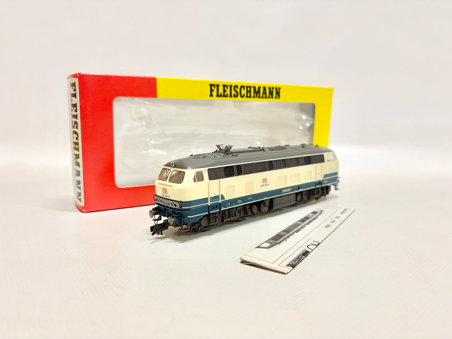 Fleischmann 4233 Diesellok Br 218 421-6 DB DC H0