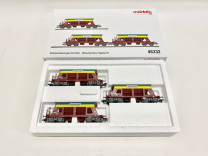 Märklin 46332 Wagen-Set Selbstentladewagen Weiacher Privatbahn AC H0