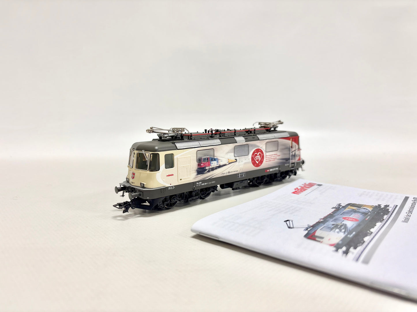 Märklin 37875 Mfx+ Digital & Sound E-Lok Re 420 "175 Jahre Schweizer Bahnen" SBB AC H0