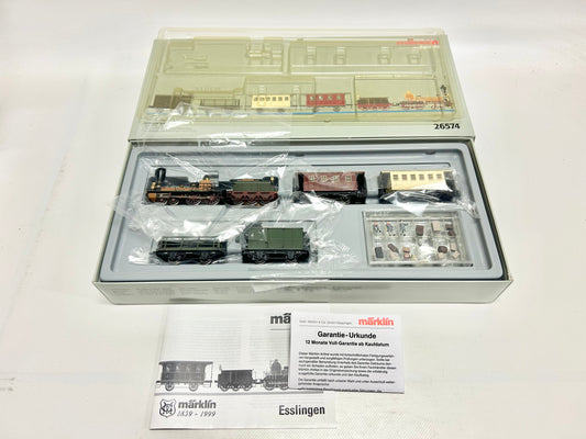 Märklin 26574 Digital Württemberger Personenzug um 1859 H0