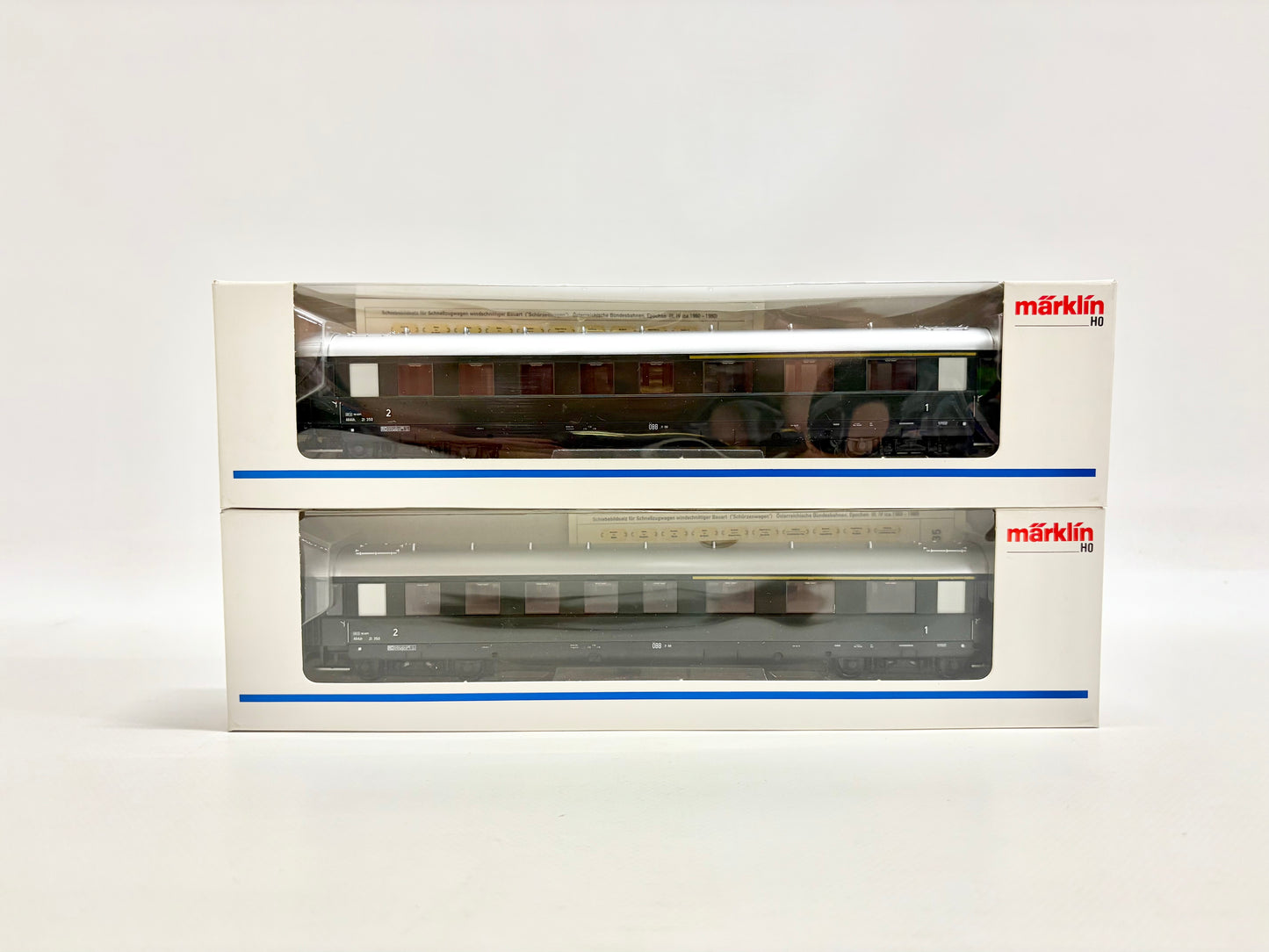 Märklin 2x 43217 Wagen-Set Schnellzugwagen ÖBB AC H0