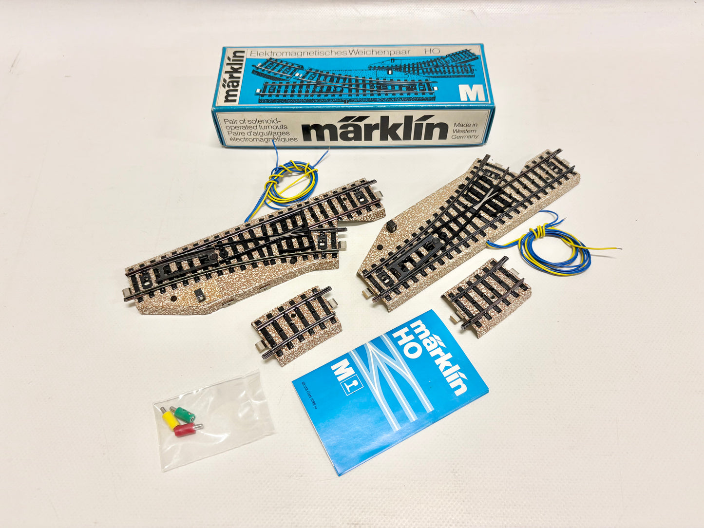 Märklin 5138 M-Gleise Weichenpaar AC H0
