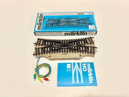 Märklin 5207 M-Gleise Doppelkreuzungsweiche AC H0
