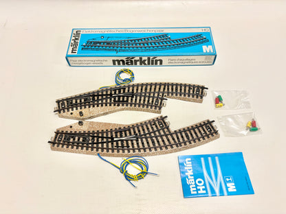 Märklin 5140 M-Gleise Bogenweichenpaar AC H0