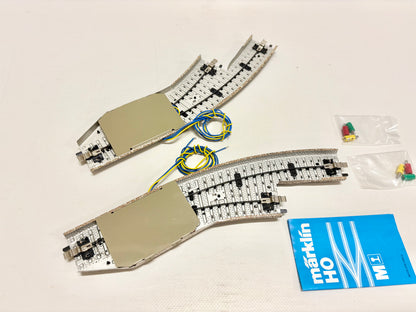 Märklin 5140 M-Gleise Bogenweichenpaar AC H0