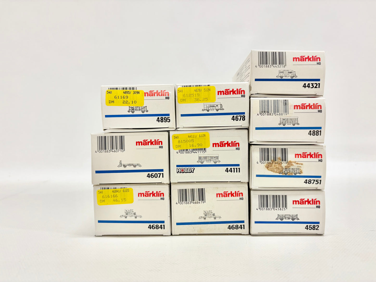 Märklin 4895 46071 46841 4678 44111 44321 4881 48751 4582 Wagen-Set Konvolut DB AC H0