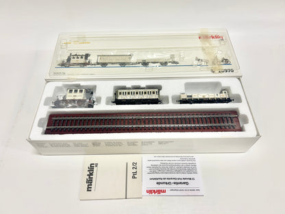 Märklin 28970 Digital Hochzeitszug Märklin & Trix mit Dampflok Glaskasten H0