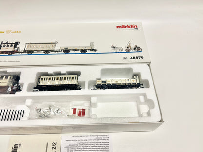 Märklin 28970 Digital Hochzeitszug Märklin & Trix mit Dampflok Glaskasten H0