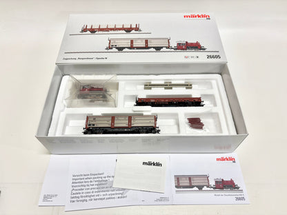 Märklin 26605 Mfx+ Digital & Sound Zugpackung Rangierdienst Köf mit Güterwagen DB AC H0