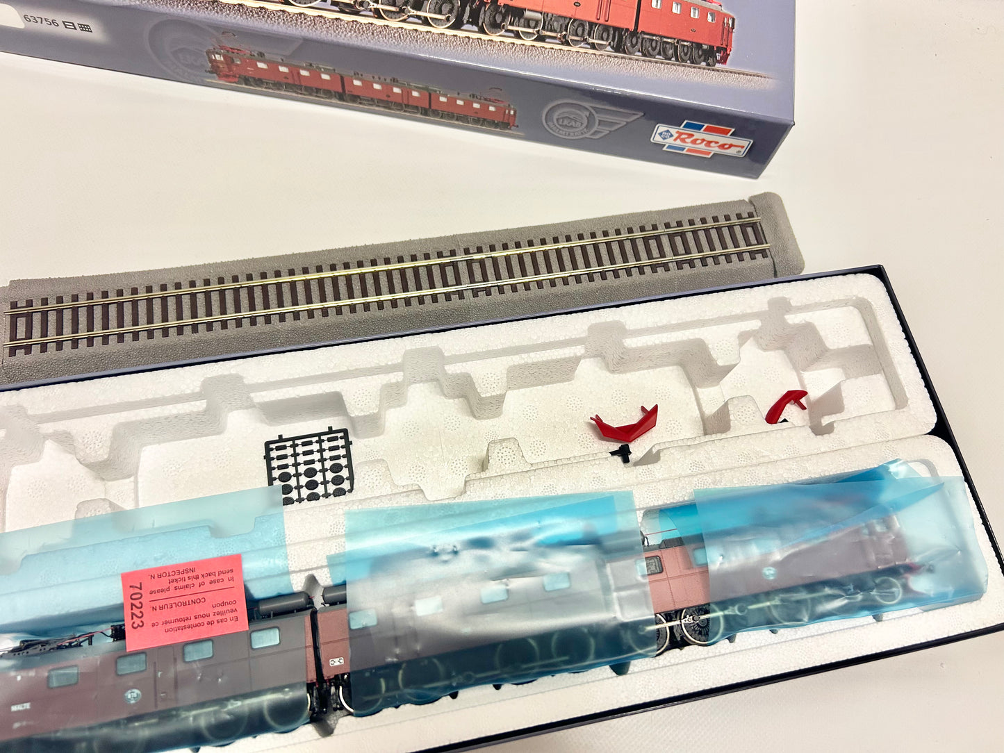 Roco 63756 DSS Schwedische E-Lok Br 976 dreiteilig DC H0
