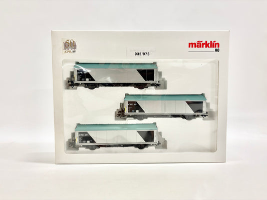 Märklin 44563.003 Wagen-Set Schiebewandwagen "50 Jahre CFL" AC H0