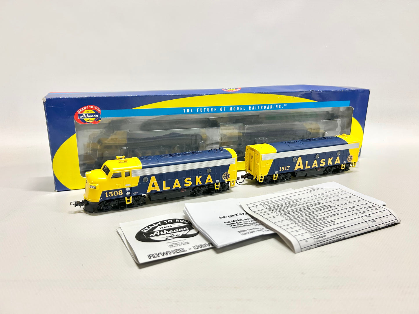 Athearn 8033 AC Alaska F7A-F7B Diesellok USA H0