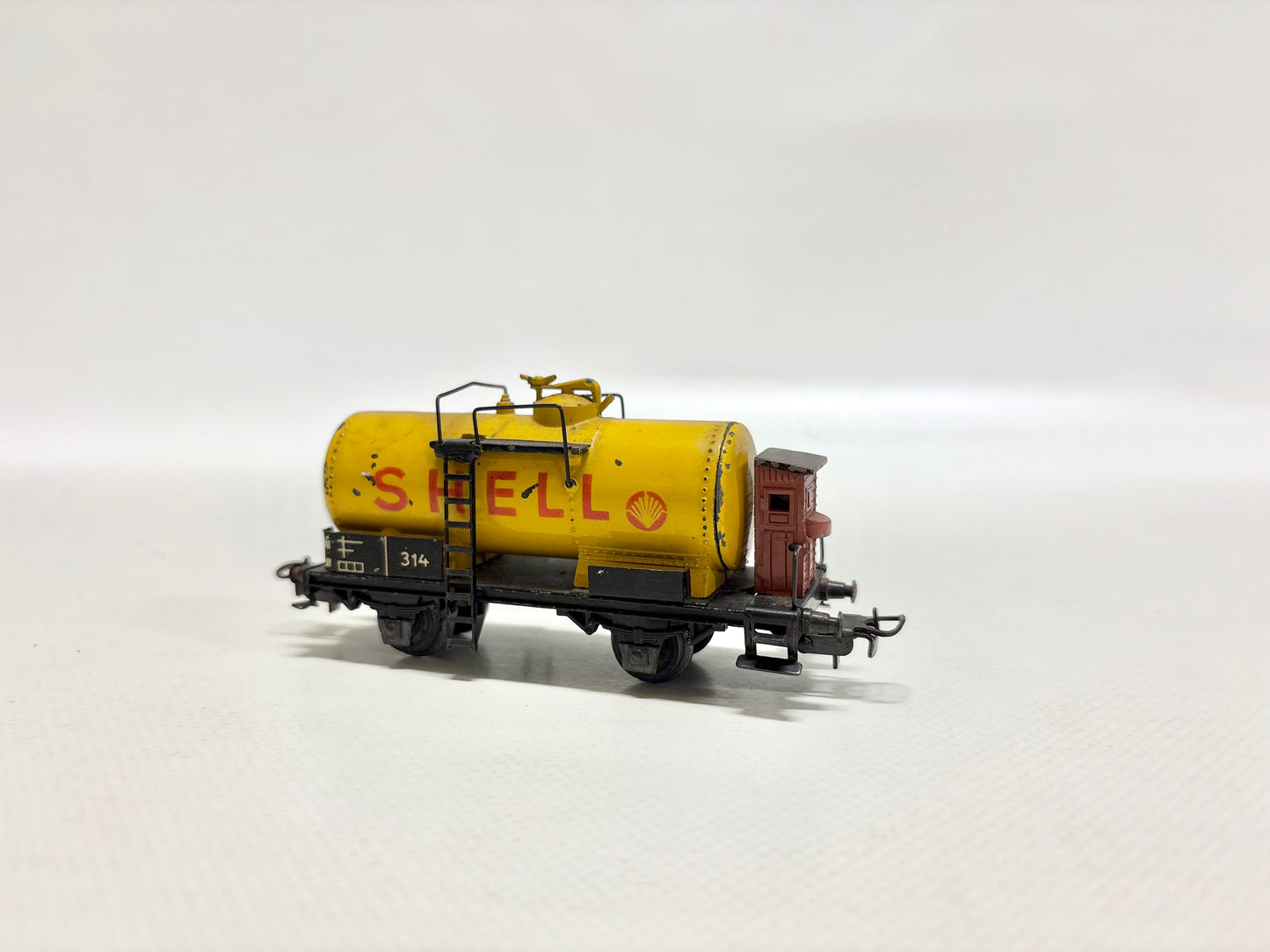 Märklin 314 Shell-Kesselwagen Guss-Güterwagen DB AC H0