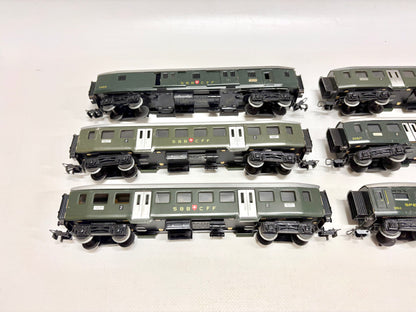 Märklin 348/1 6x Leichtstahl Schnellzugwagen 1950er Jahre SBB AC H0