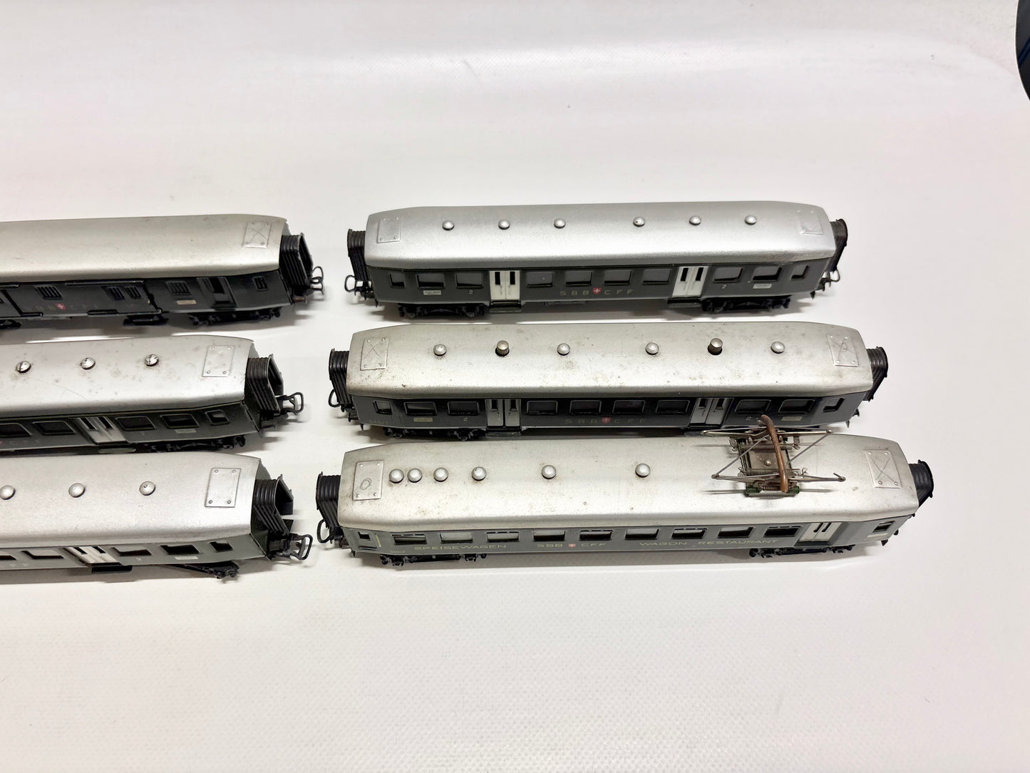 Märklin 348/1 6x Leichtstahl Schnellzugwagen 1950er Jahre SBB AC H0