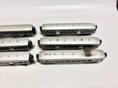 Märklin 348/1 6x Leichtstahl Schnellzugwagen 1950er Jahre SBB AC H0