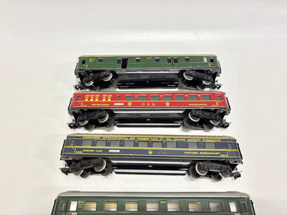 Märklin 346 5x Schürzenwagen Personenwagen 1950er Jahre DB AC H0