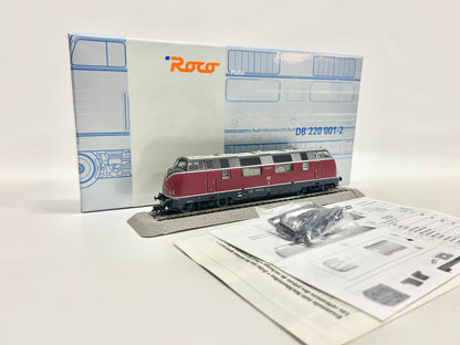 Roco 63932 DSS Diesellok Br 220 001-2 DB DC H0
