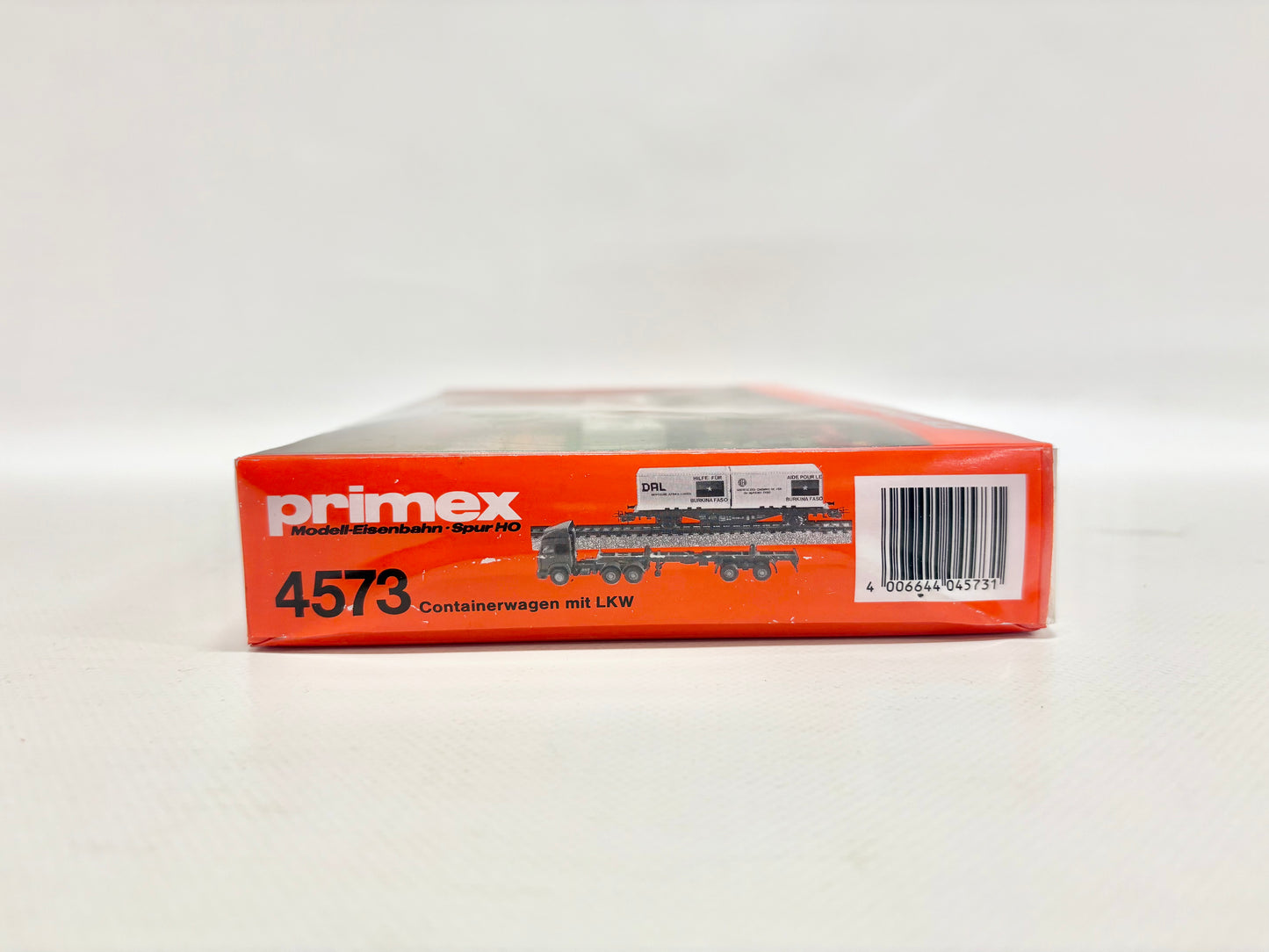 Primex 4573 *ungeöffnet* Containerwagen mit LKW AC H0