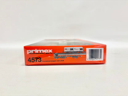 Primex 4573 *ungeöffnet* Containerwagen mit LKW AC H0