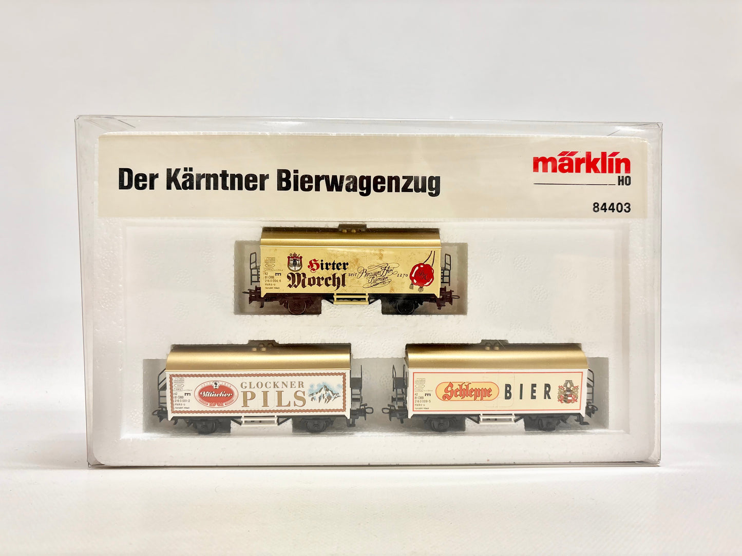 Märklin 84403 Wagen-Set "Der Kärntner Bierwagenzug" AC H0