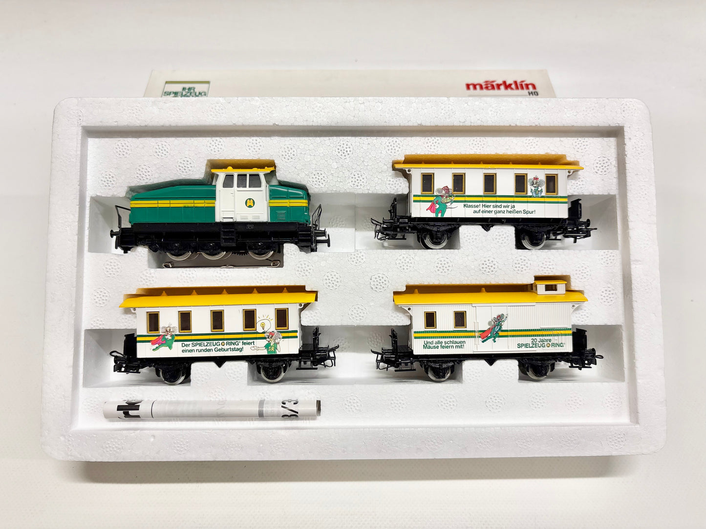 Märklin 2841 Zugpackung Jubiläumszug "20 Jahre Spielzeugring" DB AC H0