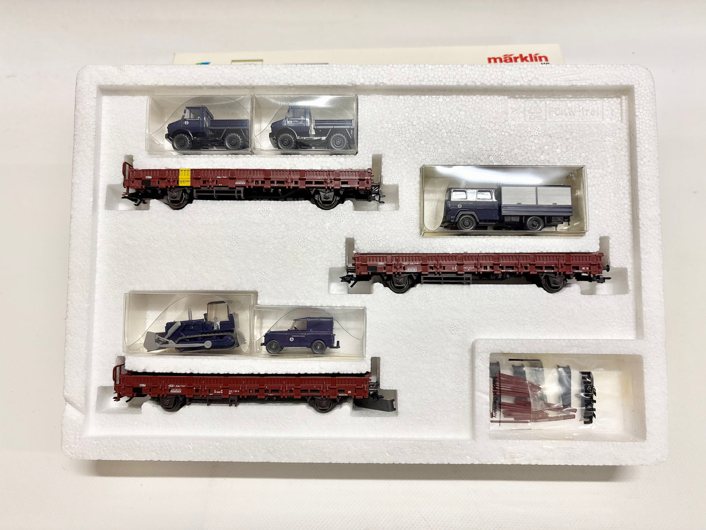 Märklin 4508 Wagen-Set Technisches Hilfswerk DB AC H0