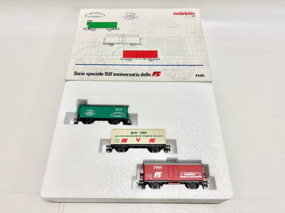 Märklin 4486 Wagen-Set Serie speciale 150 anniverario delle FS AC H0