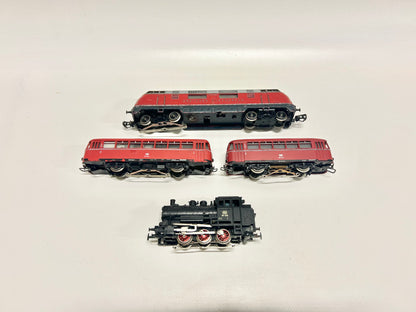 Märklin 3021 3016 + 4018 3000 Diesellok Schienenbus Dampflok Konvolut DB AC H0