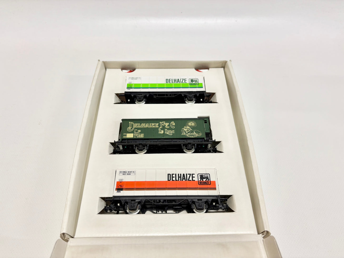 Märklin 0314 Wagen-Set Delhaize Güterwagen AC H0